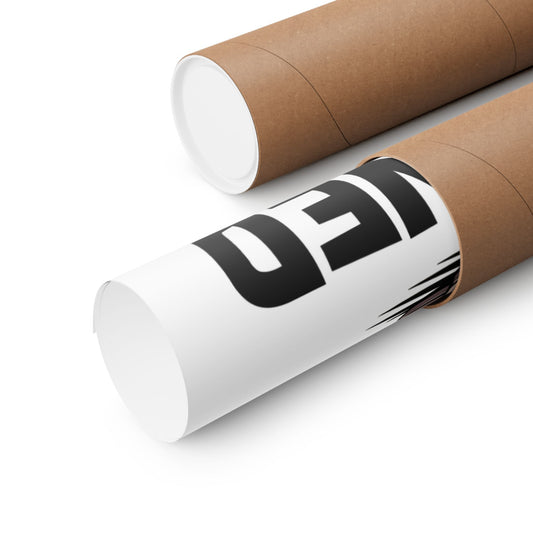 Echt Bayrisch Poster: Owa i mog ned